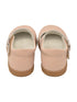 L'Amour Girls Almond Scalloped Trim Leather Mary Jane Shoes 11-12 Kids - SophiasStyle.com